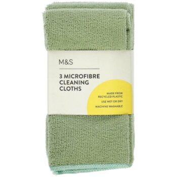 M&S 3 Microfibre Cleaning Cloths