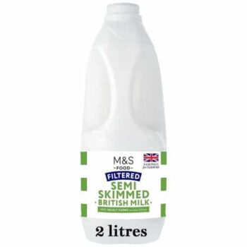 M&S Filtered Semi Skimmed British Milk (2 Litre)