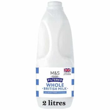 M&S Filtered Whole British Milk (2 Litre)