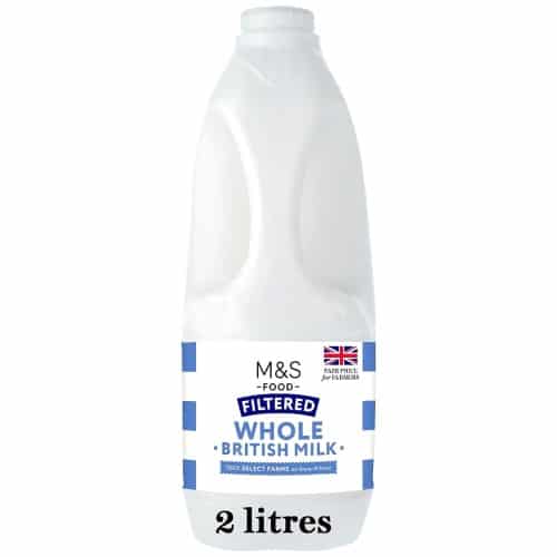 M&S Filtered Whole British Milk (2 Litre)