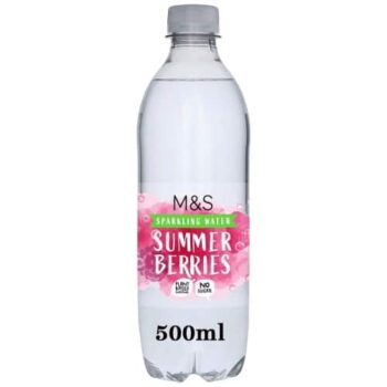 M&S Sparkling Summer Berries Water (500ml)