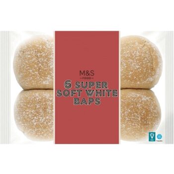 M&S Super Soft White Baps