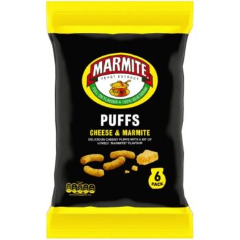 Marmite Puff Marmite & Cheese (6 x 16.5g)