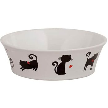 Mason Cash Silhouette Hearts Cat Bowl