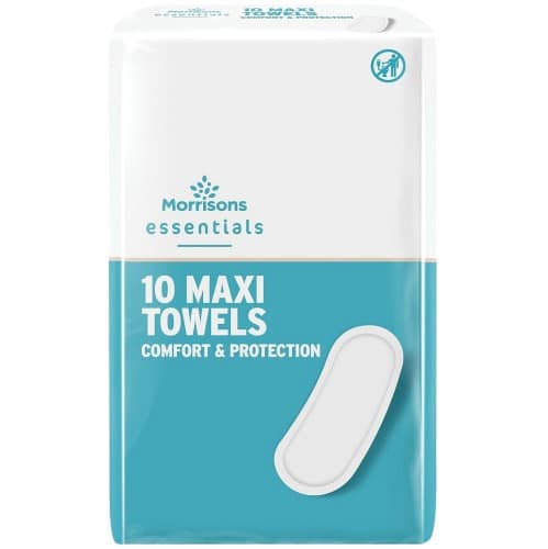 Morrisons Essentials Maxi Towels