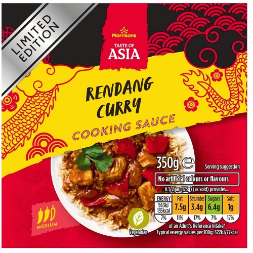 Morrisons Rendang Cooking Sauces