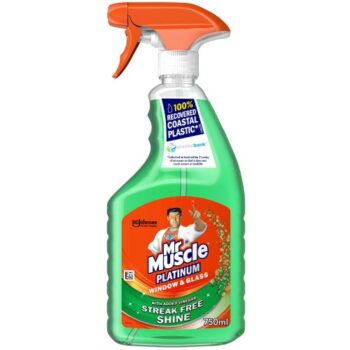 Mr Muscle Platinum Window & Glass Spray (750ml)