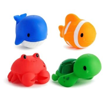 Munchkin Ocean Bath Toys Set 9m+ (4)