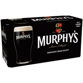 Murphy's Draught Irish Stout 4% ABV Multipack Beer Cans (10 x 440ml)