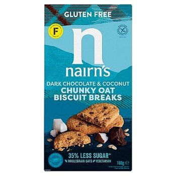 Nairn's Gluten Free Chocolate Biscuit Breaks (160g)
