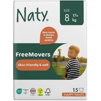 Naty FreeMovers Pull On Pants Size 8 15 Pants 17kg+