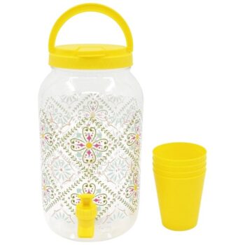 Nutmeg Brights Drinks Dispenser With Cups