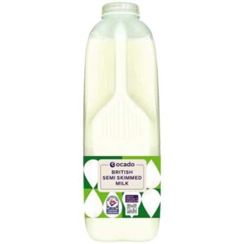 Ocado British Semi Skimmed Milk (2pts, 1.136l)