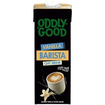 Oddlygood Vanilla Flavour Plant Based Gluten Free Barista Oat Drink (1 Litre)