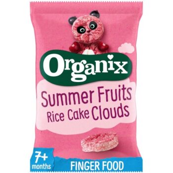 Organix Summer Fruits Rice Cake Clouds Baby Rice Cakes Snack (40g)