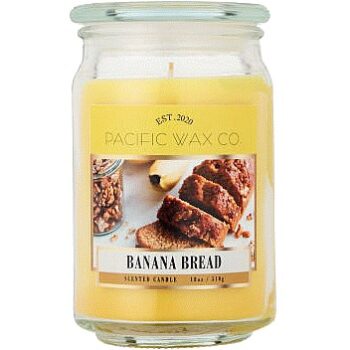 Pacific Wax Co Banana Bread Large Jar Candle