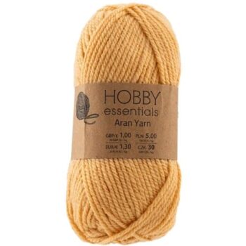 Pepco Hobby Essentials Knitting Aran Yarn Cream (50g)
