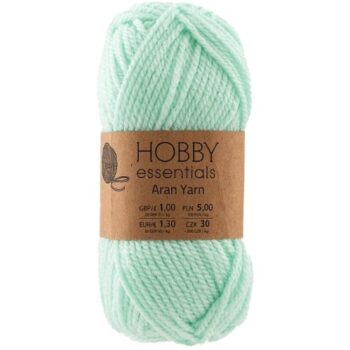 Pepco Hobby Essentials Knitting Aran Yarn Mint (50g)