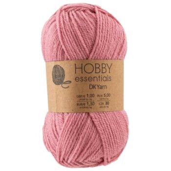Pepco Hobby Essentials Knitting DK Yarn Pastel Pink (50g)
