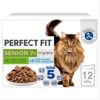 Perfect Fit Senior Cat Food Pouches Mixed (12 x 85g)