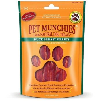 Pet Munchies 100% Natural Duck Fillet Dog Treats (80g)