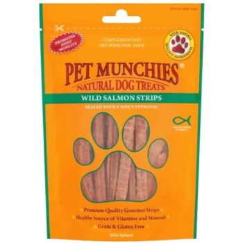 Pet Munchies Wild Salmon Strips (80g)