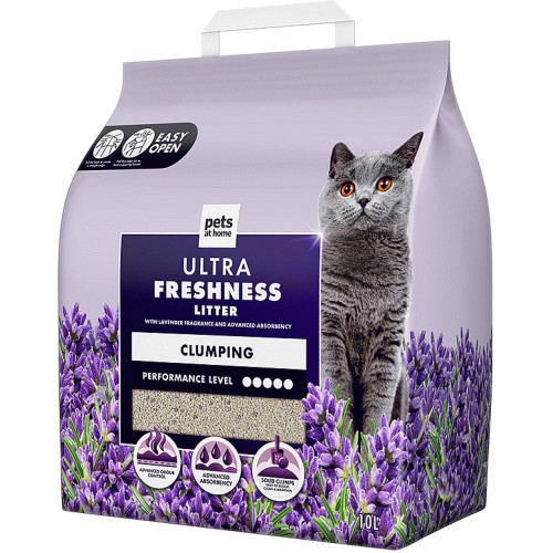 Pets At Home Ultra Freshness Clumping Cat Litter (10 Litre)