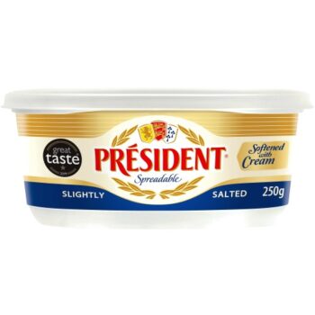 President Spreadable Slightly Salted Butter (250g)