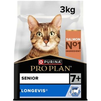 Pro Plan Longevis Dry 7+ Senior Cat Food Salmon (3kg)