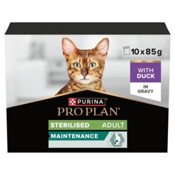 Pro Plan Sterilised Maintenance Wet Adult Cat Food Duck In Gravy