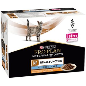 Pro Plan Vet Diet Nf Care Renal Function Wet Senior Cat Food Chicken (10 x 85g)