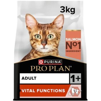 Pro Plan Vital Functions Dry 1+ Adult Cat Food Salmon (3kg)