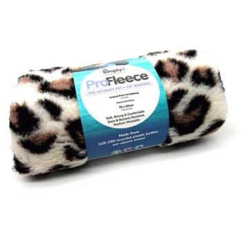 Profleece Pet Vet Bedding Leopard Print 100x75Cm