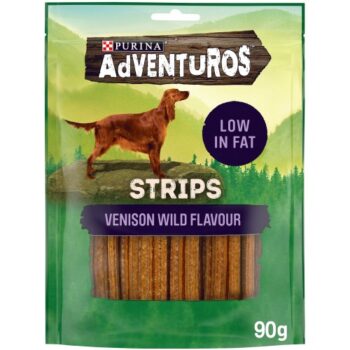Purina Adventuros Strips Dog Treat Venison Flavour (90g)