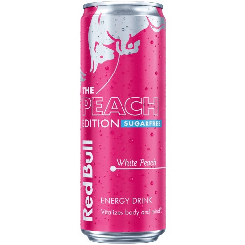 Red Bull Energy Drink Sugar Free White Peach Edition (473ml)