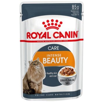 Royal Canin Feline Care Intense Beauty Wet Adult Cat Food In Gravy (12 x 85g)
