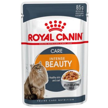 Royal Canin Feline Care Intense Beauty Wet Adult Cat Food In Jelly (12 x 85g)