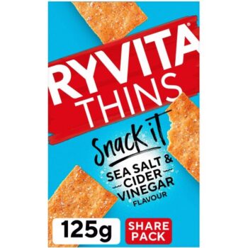 Ryvita Sea Salt & Cider Vinegar Flavour Thins (125g)