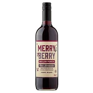 Sainsbury's 0.0% Alcohol Free Merry Berry Mulled Punch Wine Based Drink (75cl)