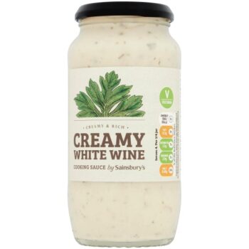 Sainsbury's Creamy White Wine Cooking Sauce (485g)