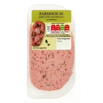 Sainsbury's Farmhouse Pate with Mushrooms (170g)