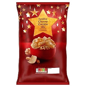 Sainsbury's Festive Cheese Combo Mix Potato Snacks (150g)