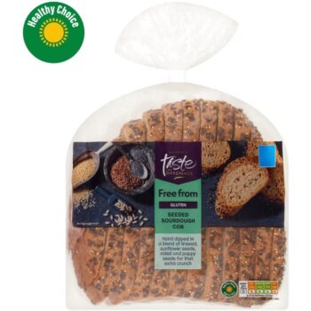 Sainsbury's Free From Seeded Sourdough Cob Taste the Difference (400g)