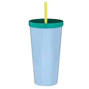 Sainsbury's Home Drinks Cup with Straw