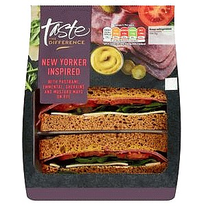 Sainsbury's New Yorker Inspired Sandwich Taste the Difference