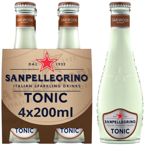 San Pellegrino Oakwood Tonic Water Glass (4 x 200ml)