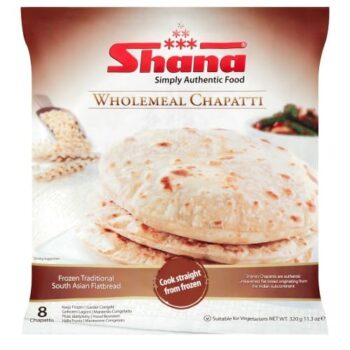 Shana Wholemeal Chapatti (8 x 320g)