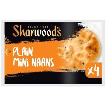 Sharwood's 4 Mini Plain Naans (4)