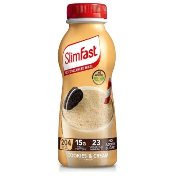 SlimFast Protein Cookies & Cream Flavour Shake (325ml)