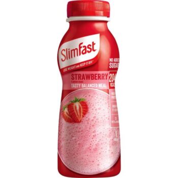 SlimFast Ready to Drink Meal Replacement Shake Strawberry Flavour 6 meals (325ml)